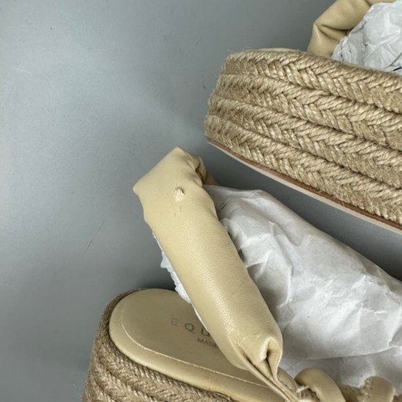 Equitare Kinga Espadrille Sandal in Cream - Picture 8 of 12